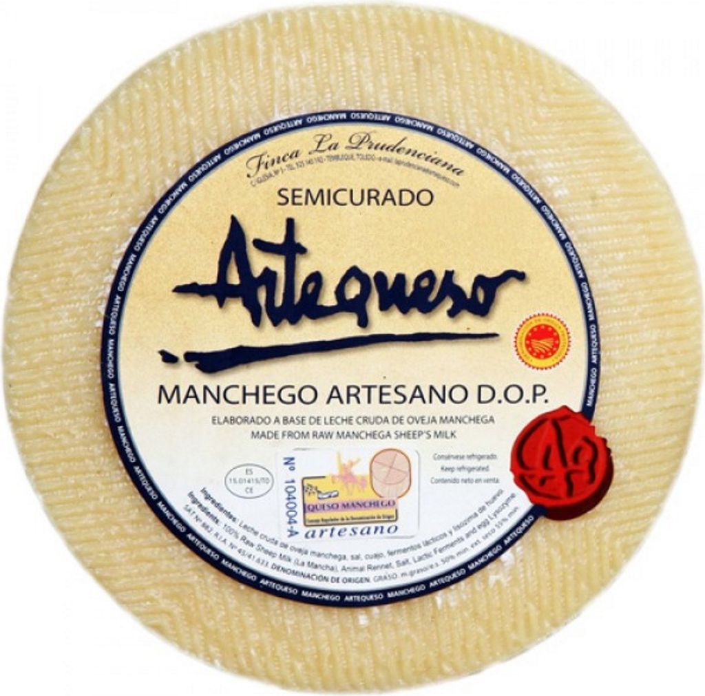 Halbgereifter Schafskäse 'DO Manchego' ca. 3,2 kg - Artequeso