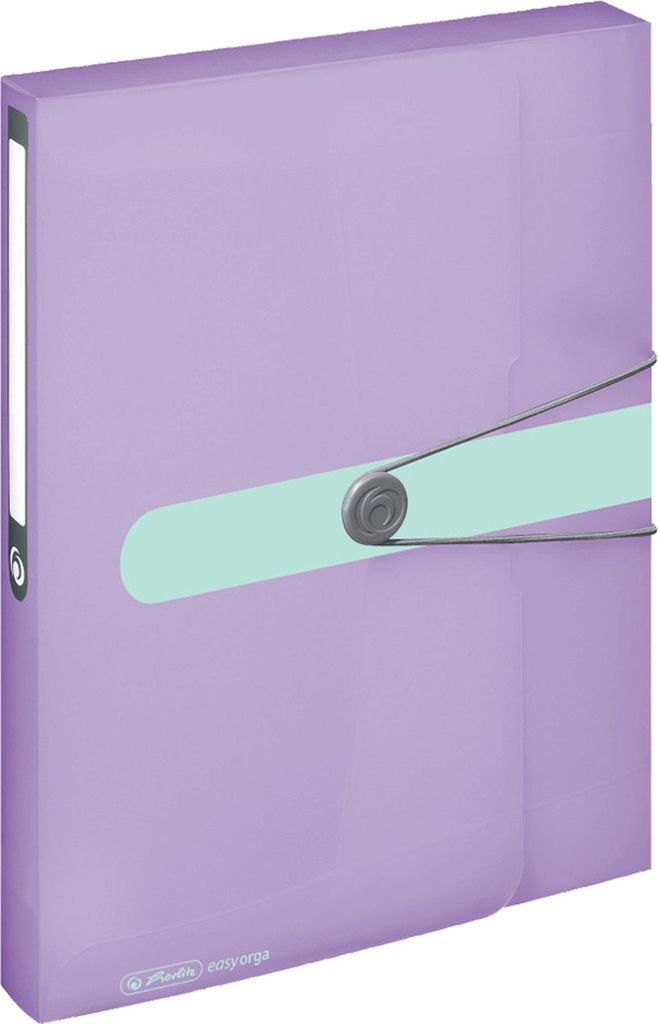 Herlitz 11408994, Lila, Transparent, Polypropylen (PP), A4, Produktbild 