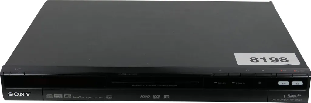 Sony RDR-HX725 - Enregistreur DVD HDD 160 Go pour Numériser vos Vidéos