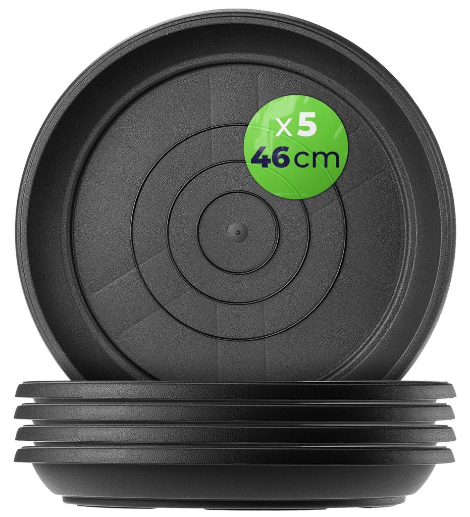 KADAX Sottovaso rotondo  46 cm, 5 pezzi, sottovaso in Immagine del prodotto 