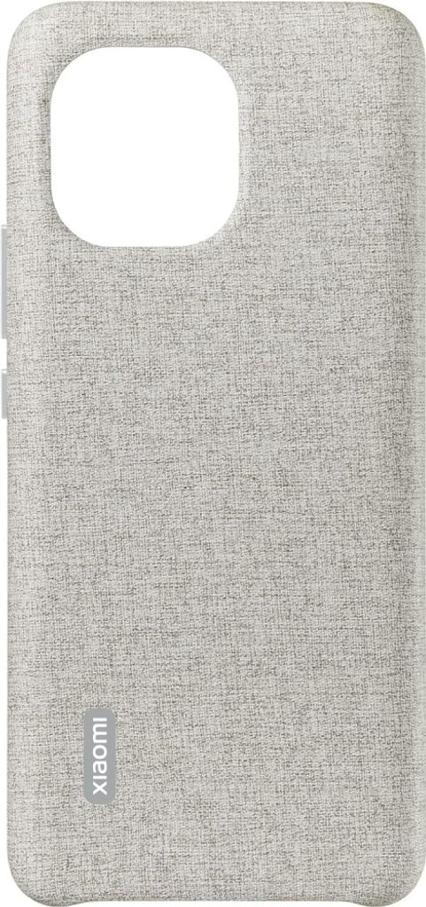 Xiaomi Cloth Pattern Vegan Leather Case Mi 11 - Schutzhlle - polar gray