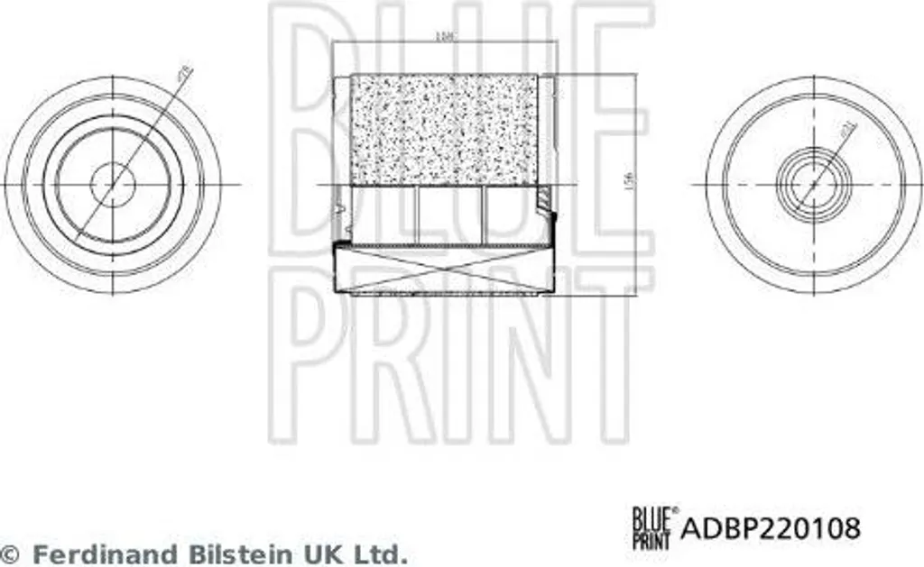 Filtre à air haute performance Blue Print ADBP220108 - Audi A6 4A OE