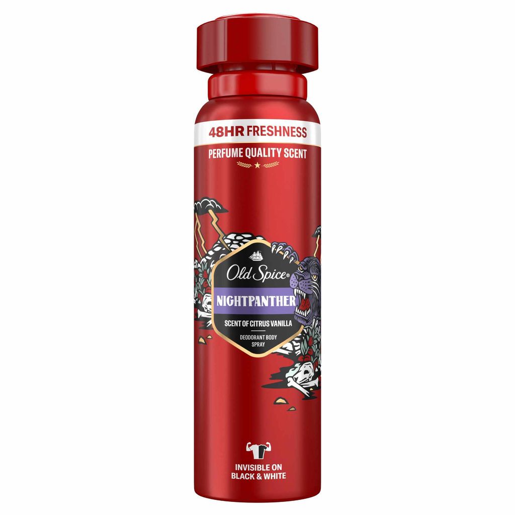 Old Spice Deo Bodyspray Nightpanther - 150ml Produktbild 