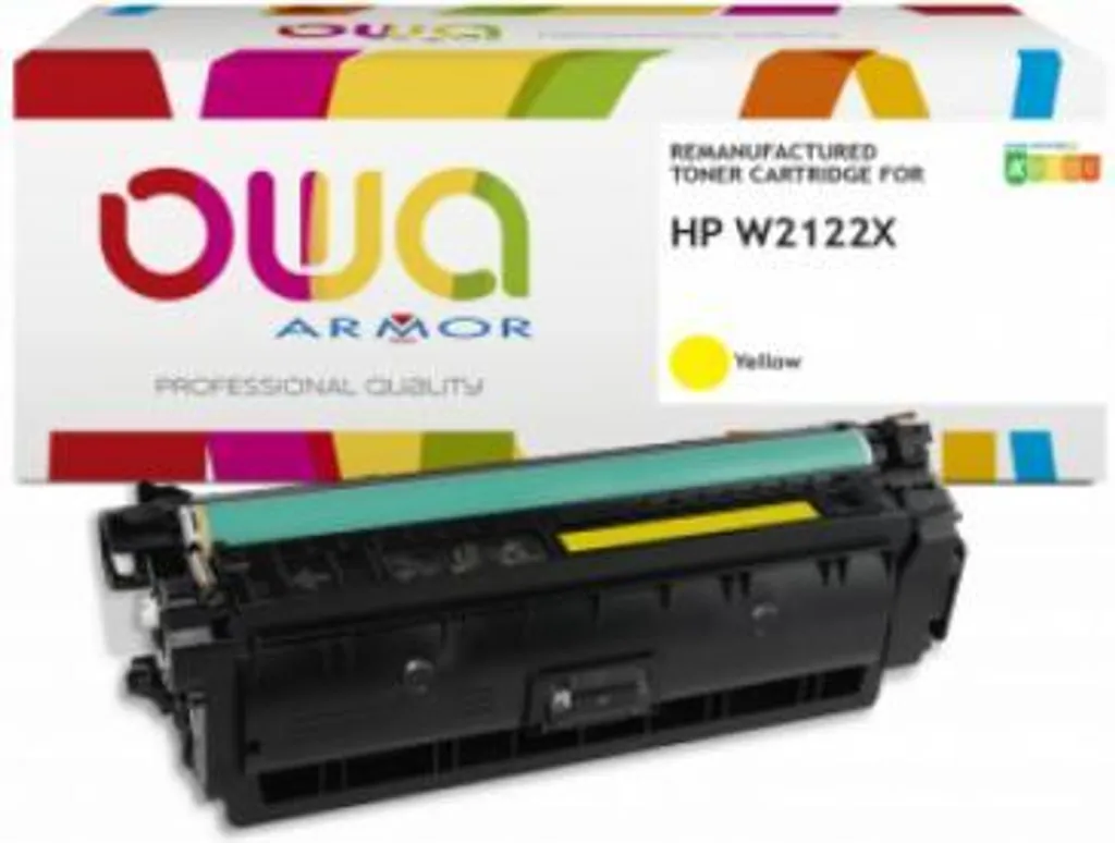 Toner laser jaune OWA K18950OW Armor pour imprimantes de bureau 10k pages