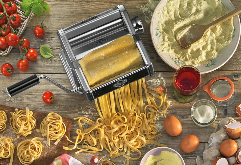 Machine à pâtes Küchenprofi VITALE 150 avec rouleaux réglables Inox
