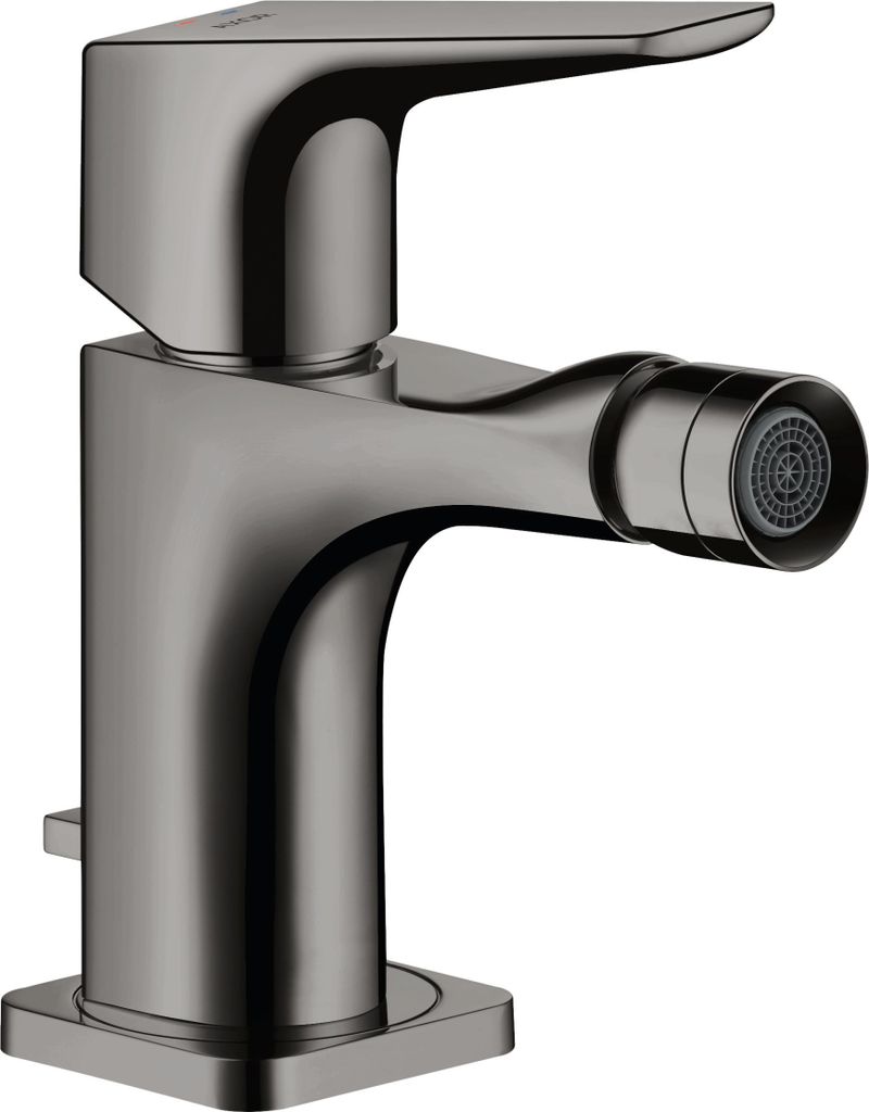 Einhebel-Bidetmischer AXOR CITTERIO E DN 15 m HGri m ZAG 1 1/4Zoll pol. bl chr polished black chrome