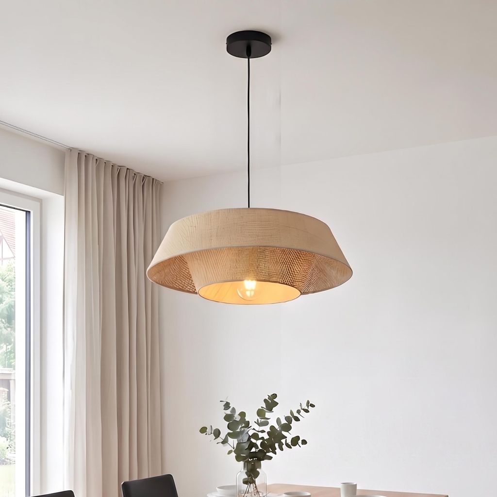 MinteVolt Hängelampe Raffia Ø50cm – Pendelleuchte für Produktbild 