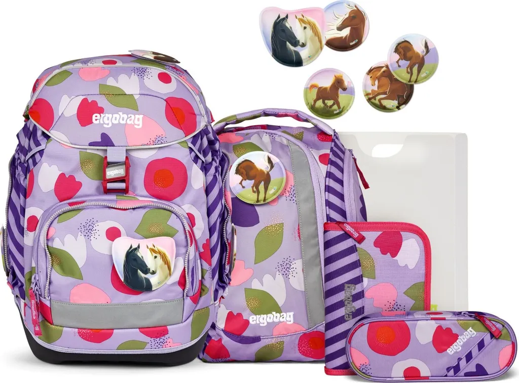 Sac à Dos Scolaire Ergobag Pack BlütenzauBär Idéal pour le Primaire - 12