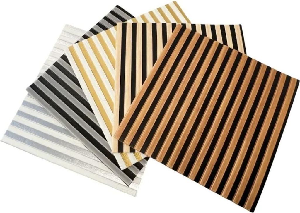 3D Wandpaneele Selbstklebend – 8 Stück (70 × 70 x 1,2 cm) | Holzoptik, Wasserdicht & Schalldämmend JS-A-1