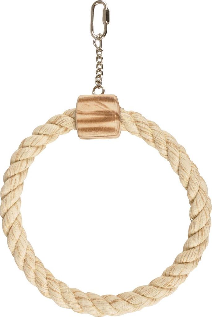 Flamingo BBQ Sittich-Spielzeug Ringseil, Maße: 18 cm