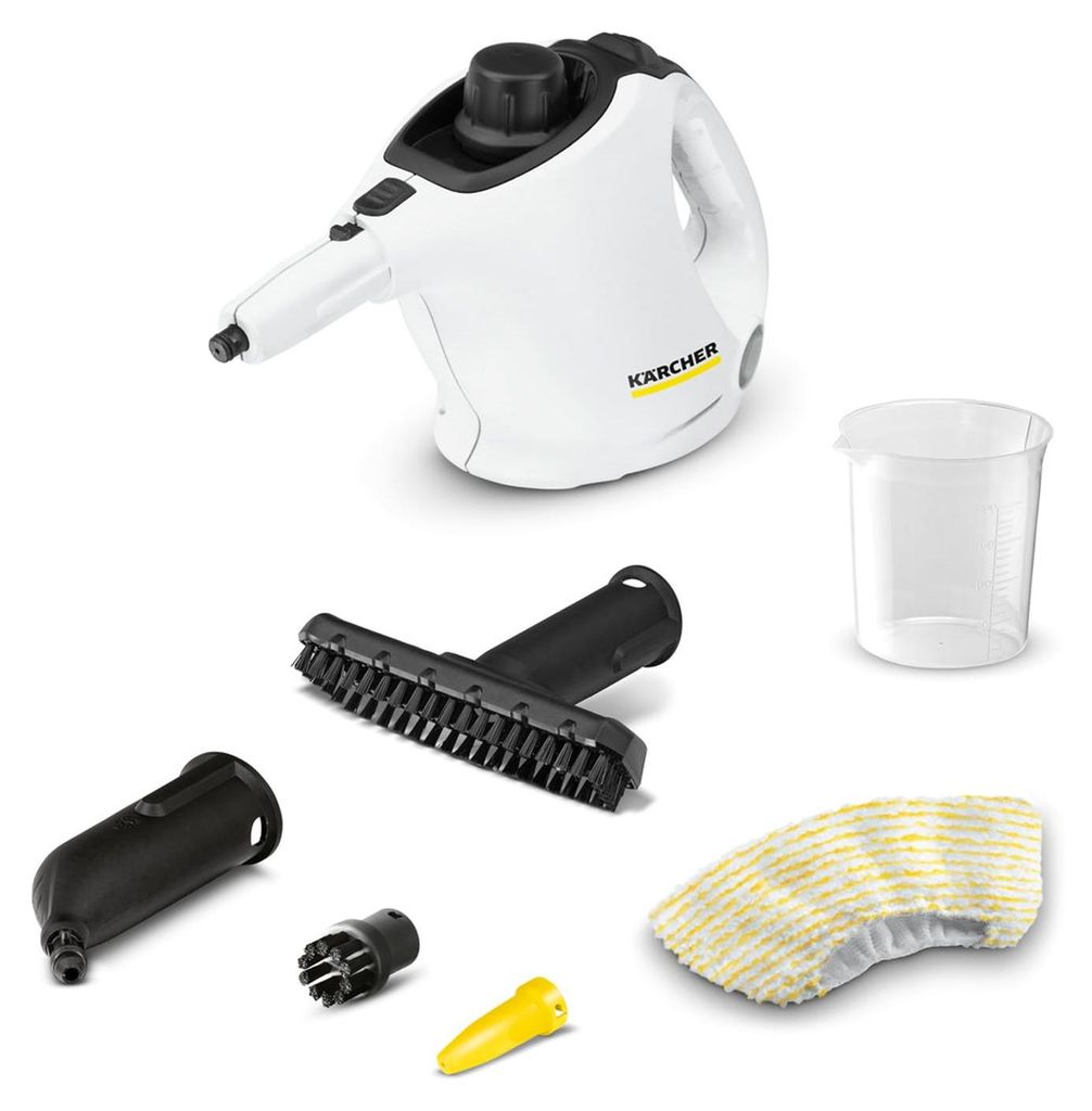Kärcher SC 1 Cylinder steam cleaner 1200 W Black, White Immagine del prodotto 