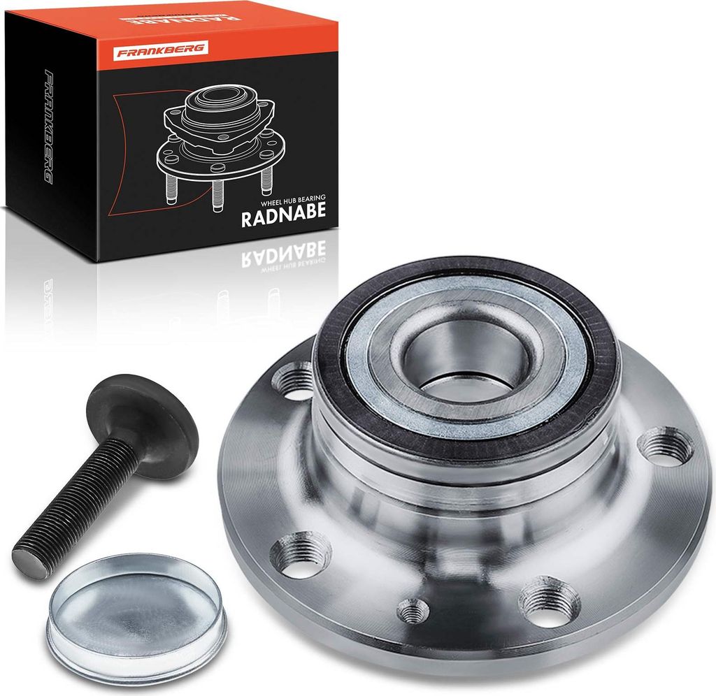 Frankberg 1x Radnabe Radlagersatz Hinterachse beidseitig für VW Golf Passat Beetle EOS Scirocco Sharan Tiguan Touran