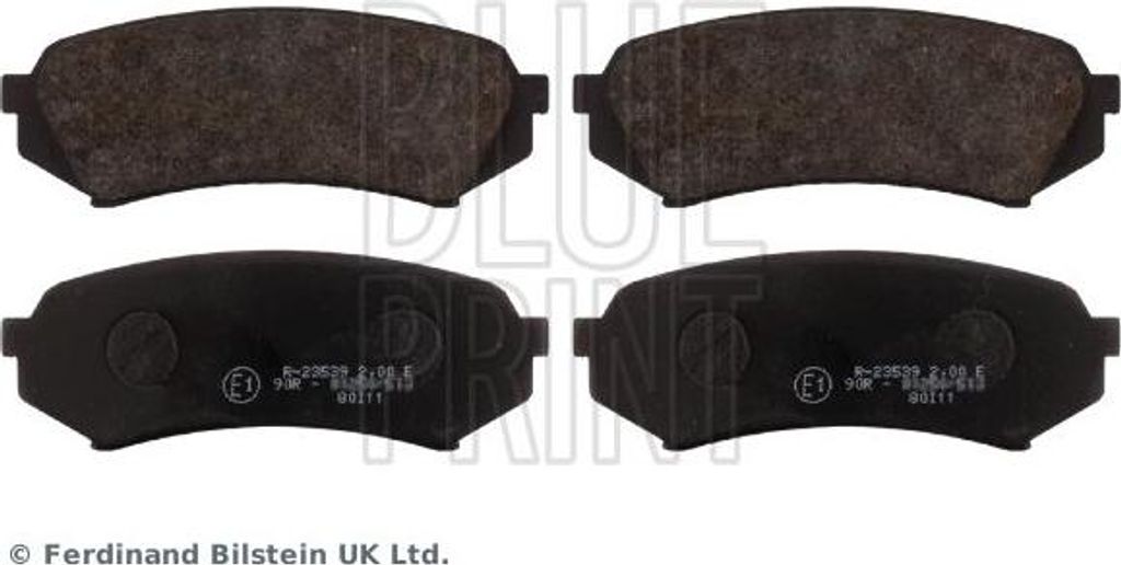 BLUE PRINT ADT342111 Bremsbelagsatz, Scheibenbremse OE 0446660030 kompatibel mit LX, RX, Land Cruiser