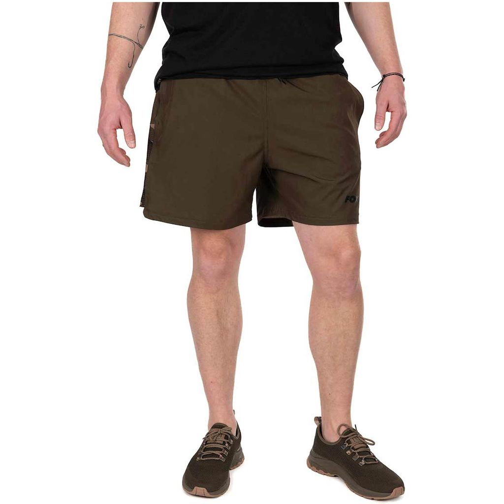 Fox Fishing Hose Khaki/Camo LW Swim Shorts - S