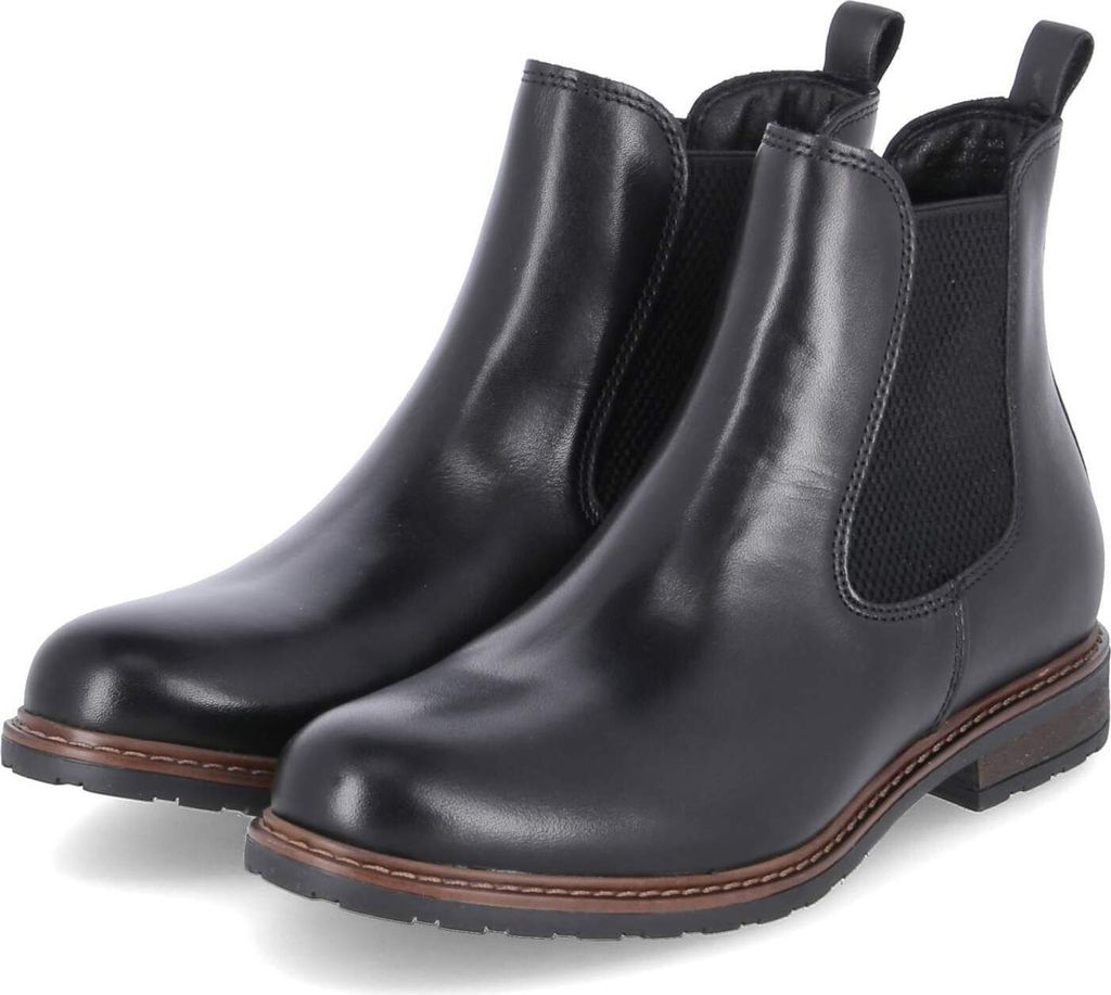 Tamaris Damen Stiefel, schwarz(blackleather), Gr. 36 Produktbild 