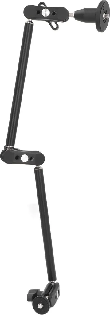 Bras articulé 2 sections 57 cm rotatif 360° en métal haute qualité