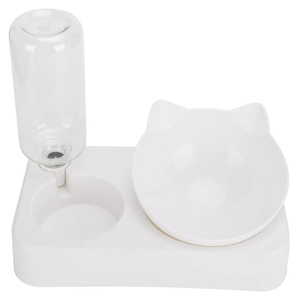 Gamelle inclinée 15° de protection cervicale avec distributeur d'eau
