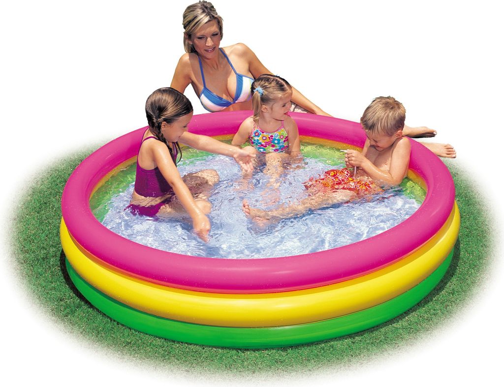 Intex Sunset Aufblasbarer Pool 3 Ringe 114x25 cm Produktbild 10