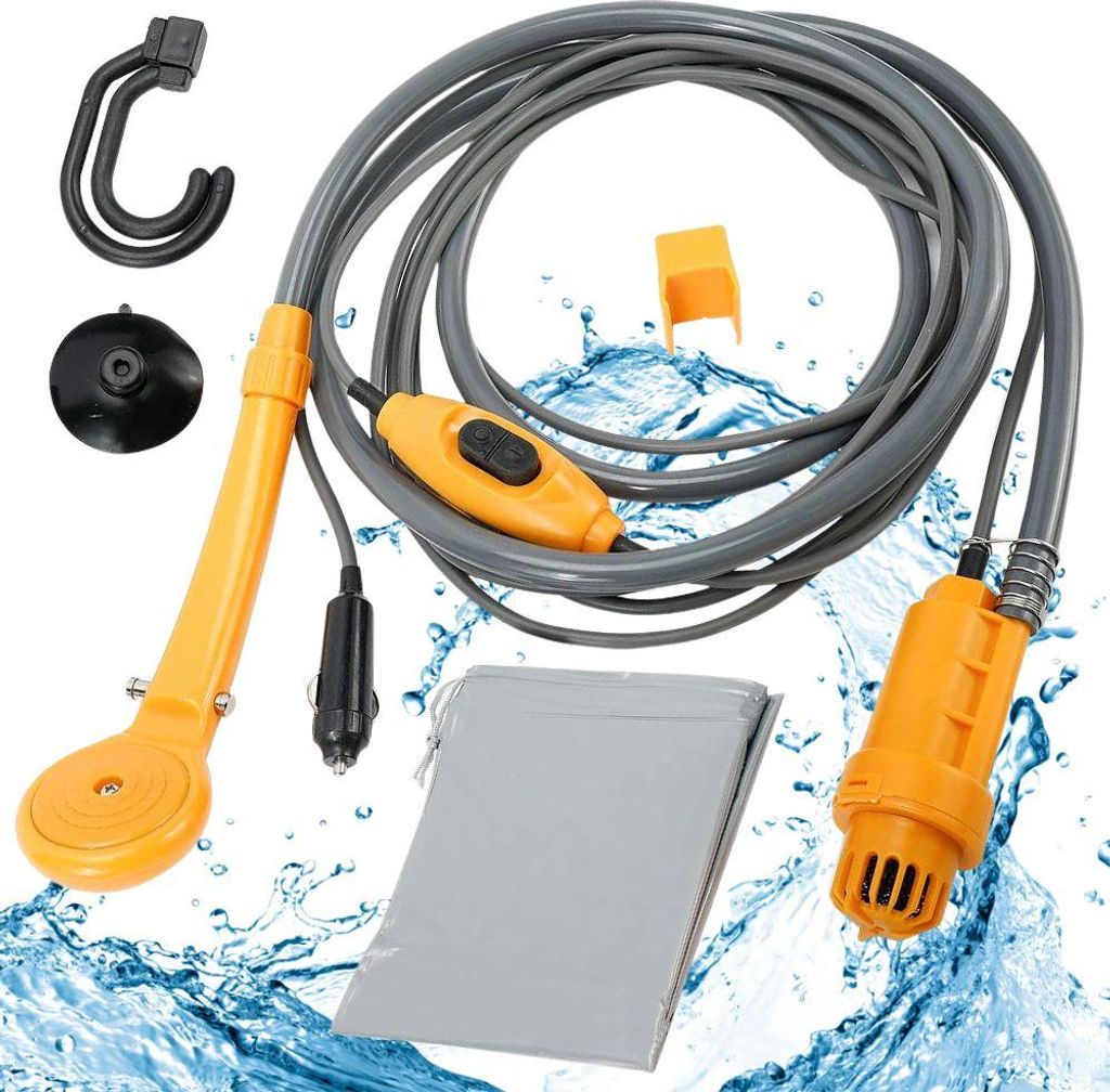 Verk 10083 Doccia da viaggio per auto 12v Immagine del prodotto 