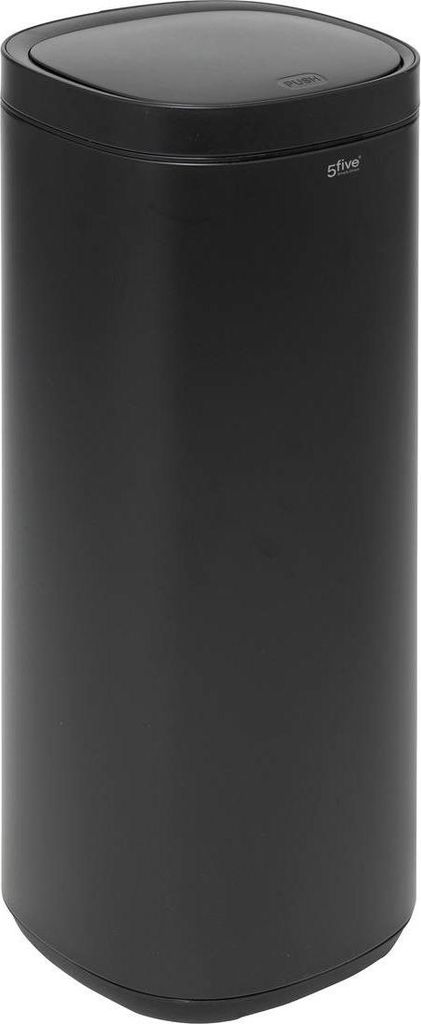 Mülleimer aus metall schwarz 50l - 5 five simply smart
