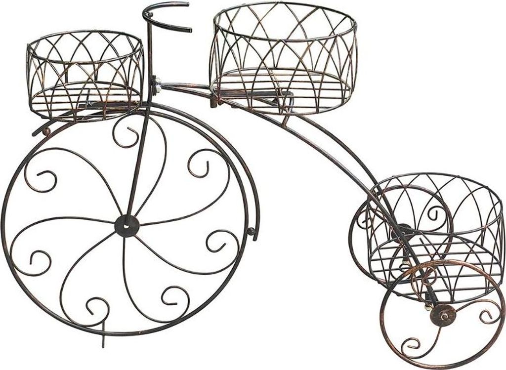 Decoration Strend Pro, Support pour 3 pots de fleurs, velo Image du produit 