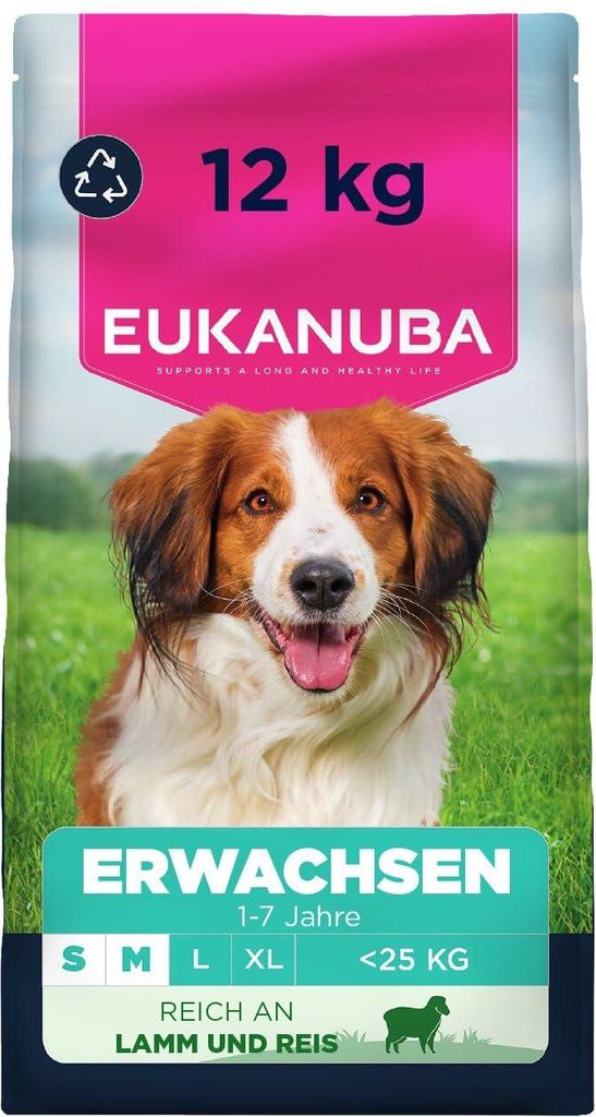 Eukanuba Hundefutter, Lamm & Reis für kl. & mittelgroße Produktbild 