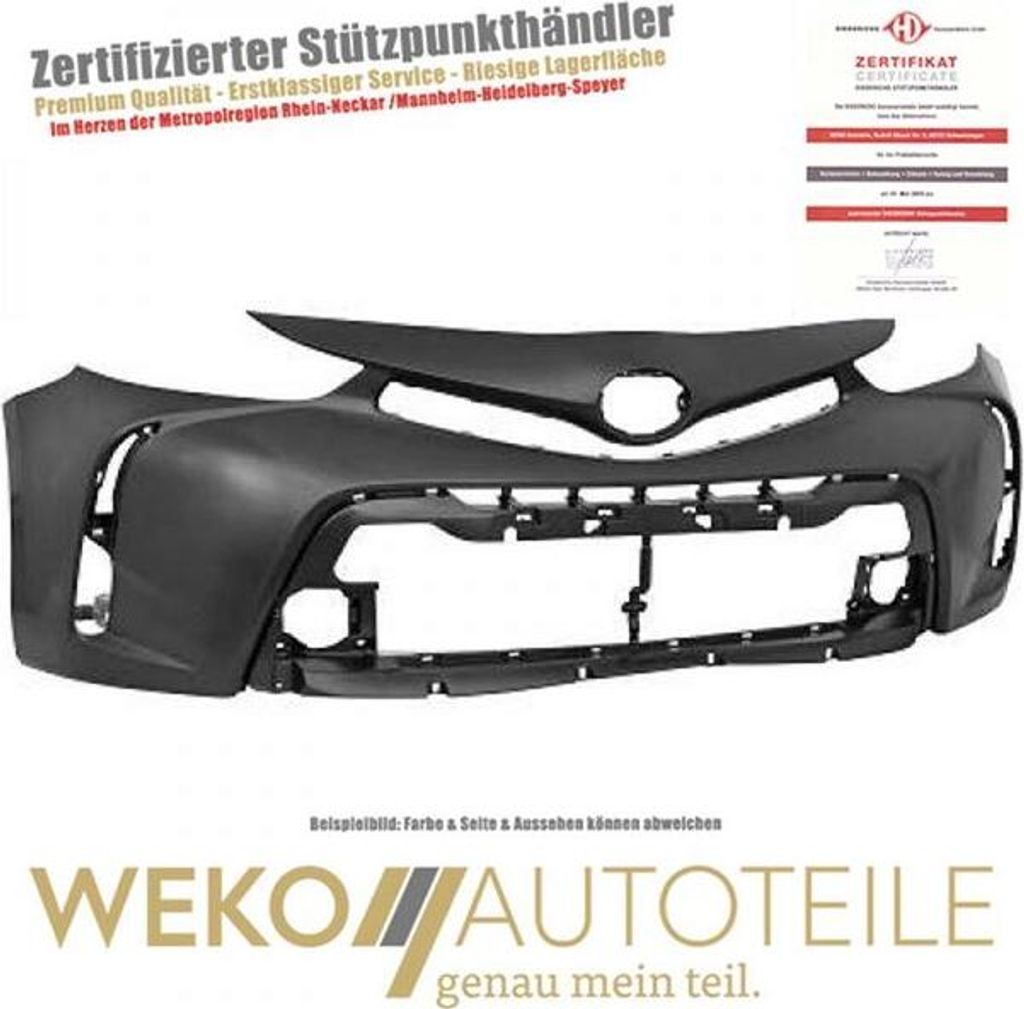 Stoßstange vorne DIEDERICHS 6636450 für TOYOTA