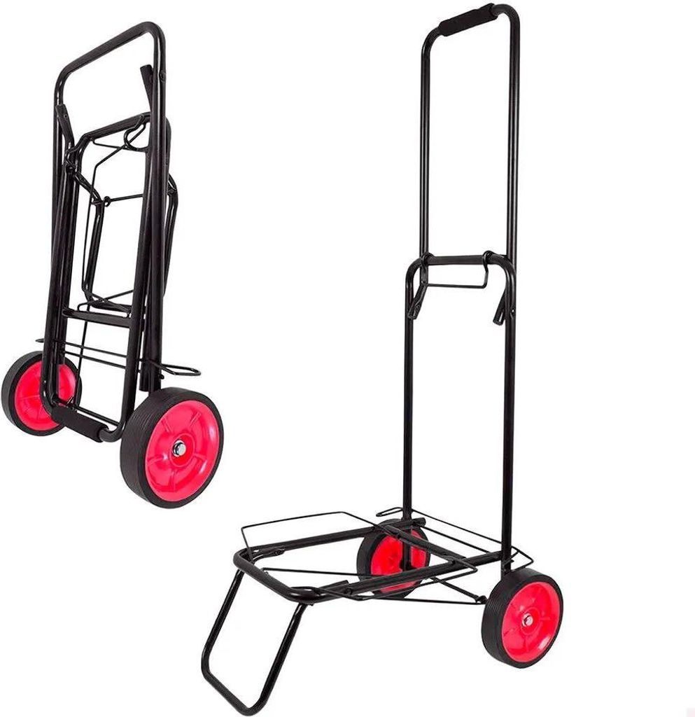 Aktive Faltbarer Strandwagen 35x45x100 Cm Schwarz  Schwarz Produktbild 