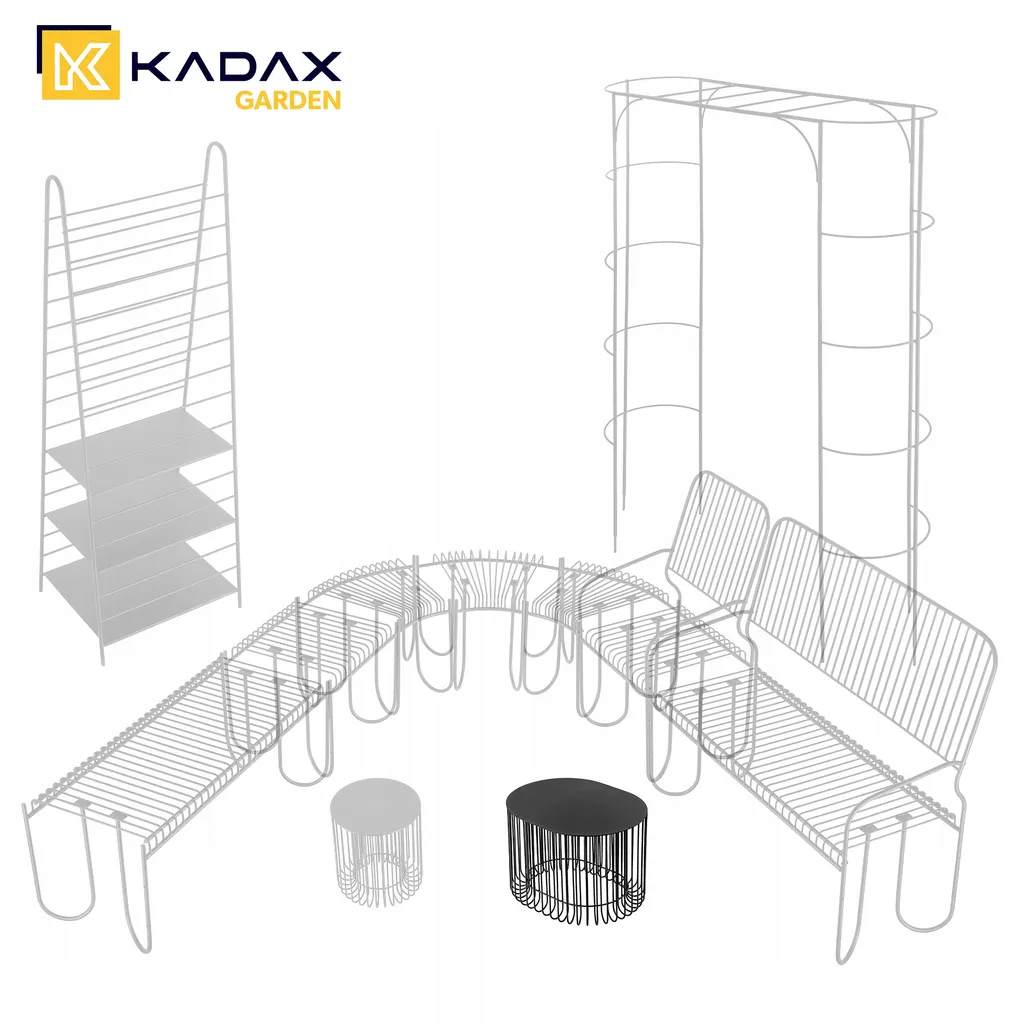 Table d'appoint en acier robuste 58cm structure métallique stable loft - 8