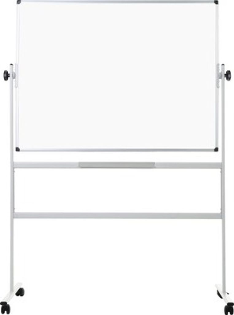 Whiteboard 180 x 120 cm mobil drehbare Tafel