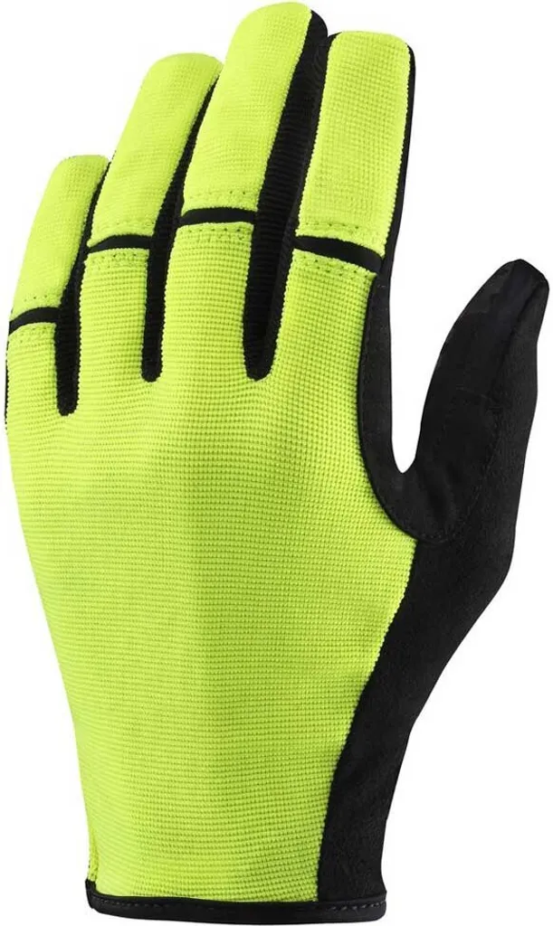 Gants de Vélo Mavic Essential Long Fingers Jaune Fluo en Taille XL