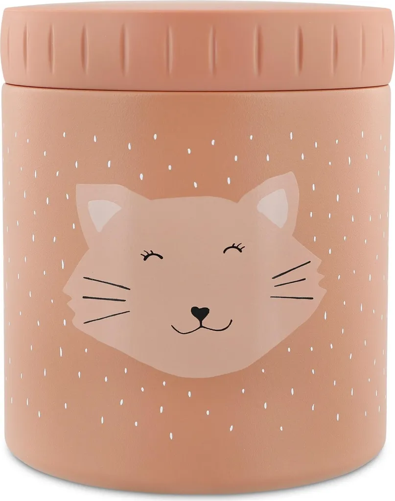 Trixie Isothermal Lunchpot 500 ml - Mrs Cat - Contenitore termico in acciaio inox rosa
