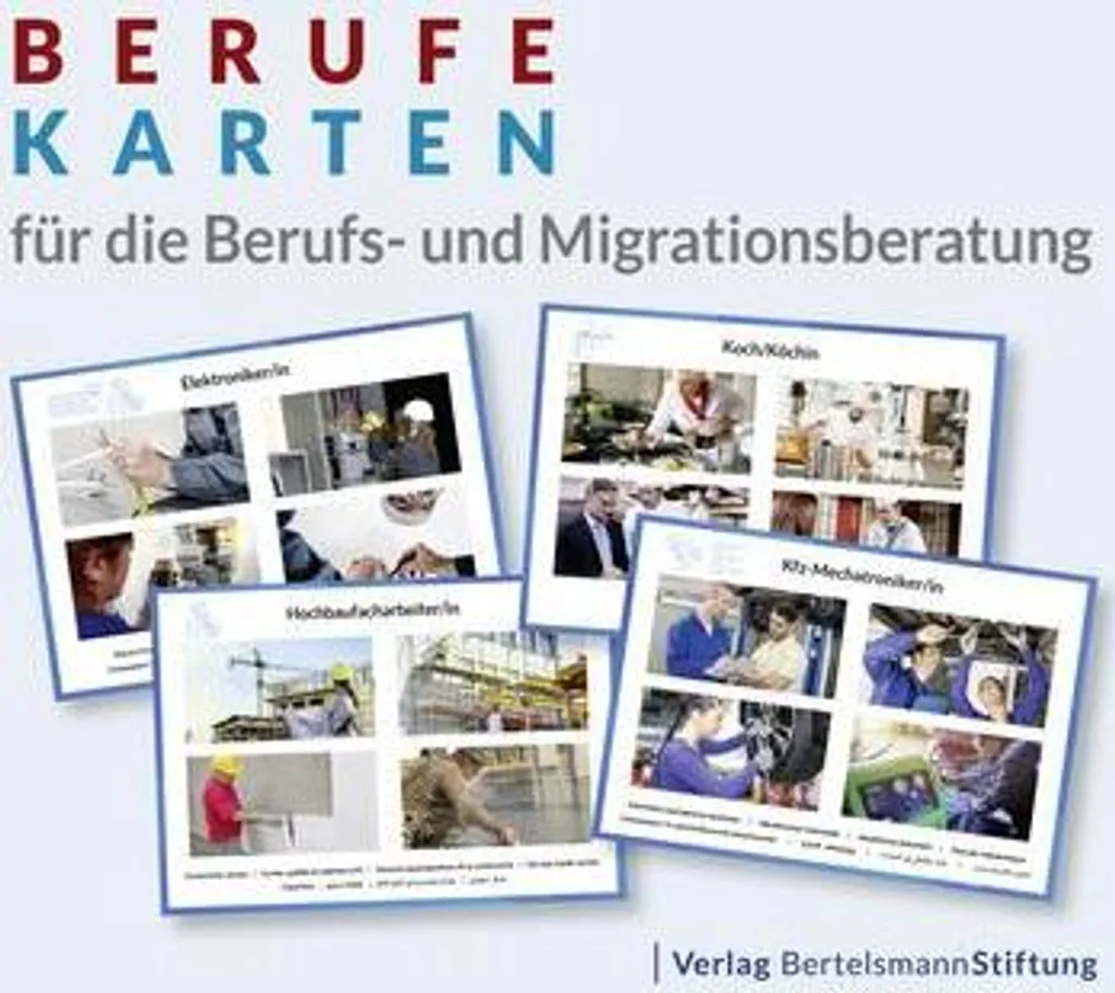 Fiches métiers illustrées pour bilan de compétences et aide à la migration