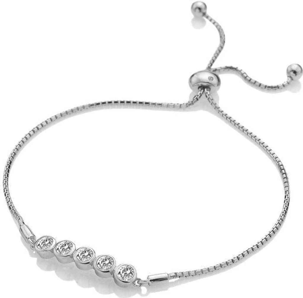Bracelet de Luxe pour Femme Hot Diamonds Tender avec Topaze Blanche