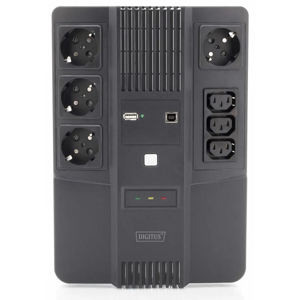 DIGITUS Unité d'Alimentation Sans Interruption UPS 600VA 360W LED