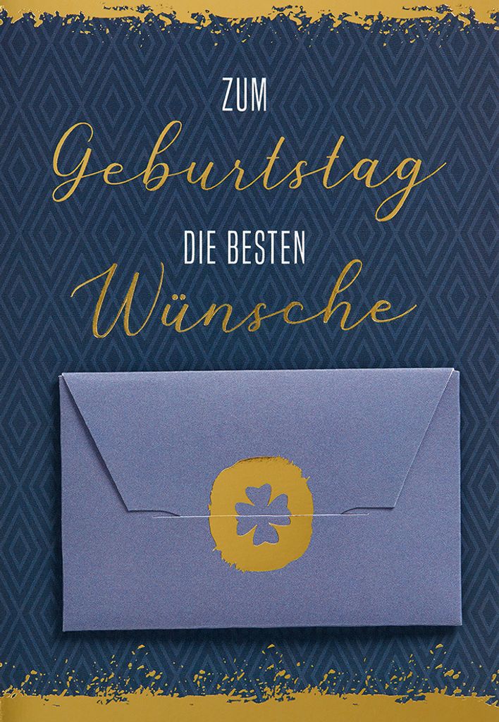 Geldkarte Geburtstag Geldkarte Glückwunschkarte im Format 115x17cm