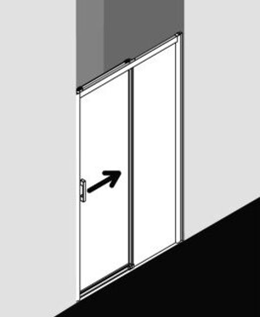 Kermi PED2R18020VPK Gleittür Pega D2R 1800x