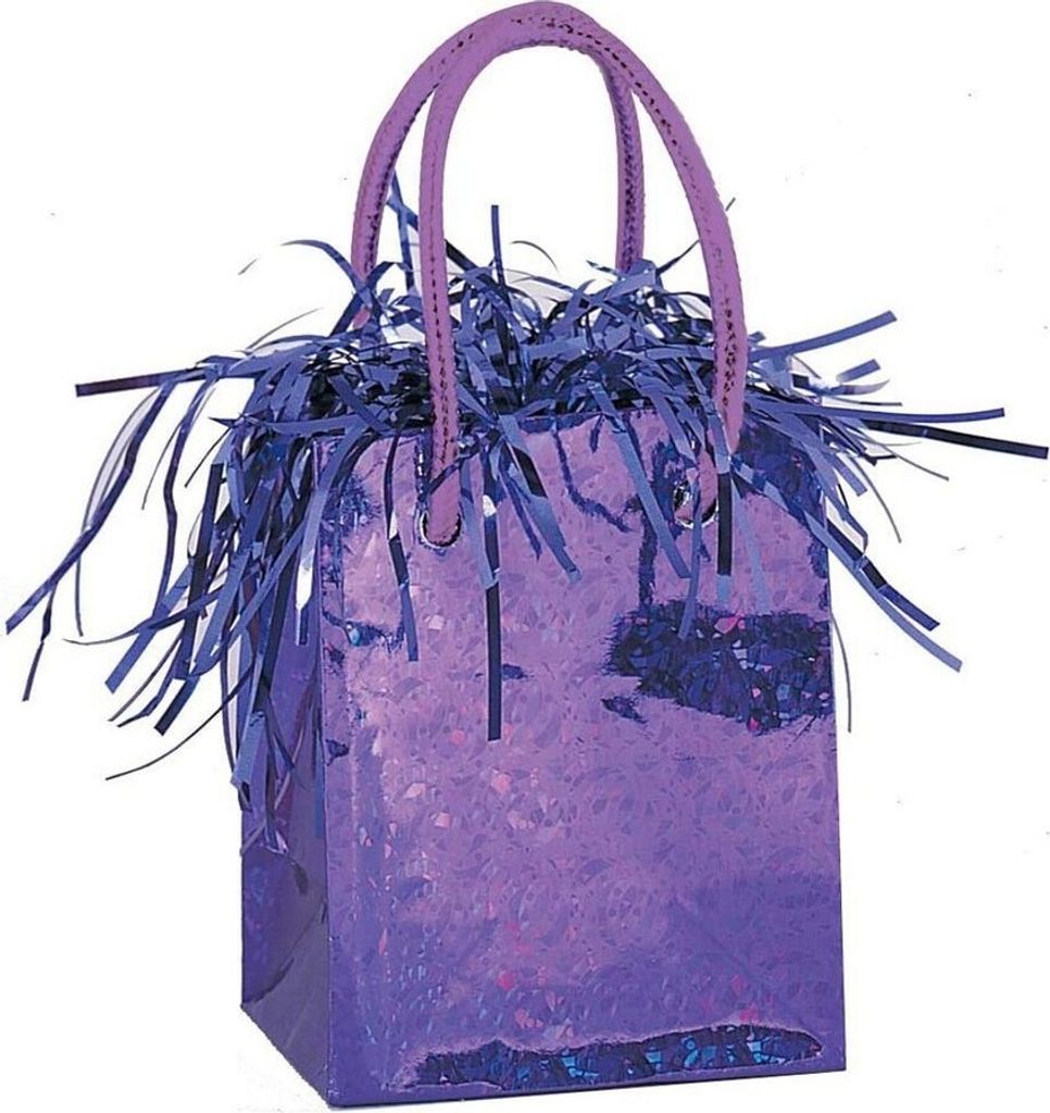 Unique Party - Geschenkbeutel - Ballongewicht - Kunststoff SG25262 (Einheitsgröße) (Dunkel-Violett)