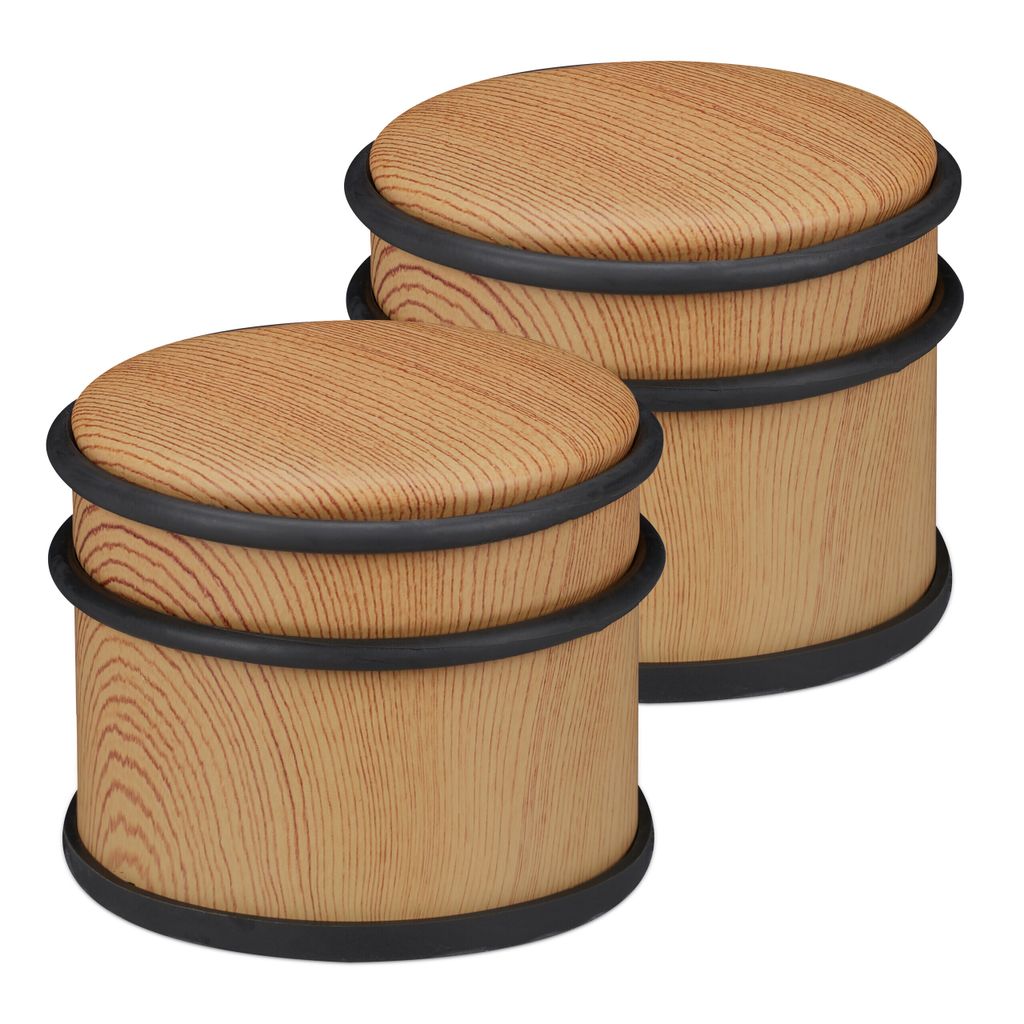 Set di 2 fermaporte Relaxdays, per porte e finestre Immagine del prodotto 