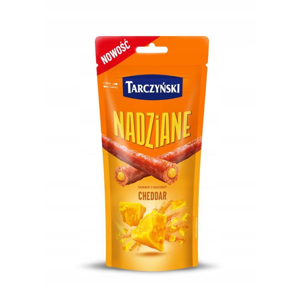 Tarczynski Kabanosy Gefüllt Cheddar Cabanossi Kabanos 95g Polnische Snackwurst