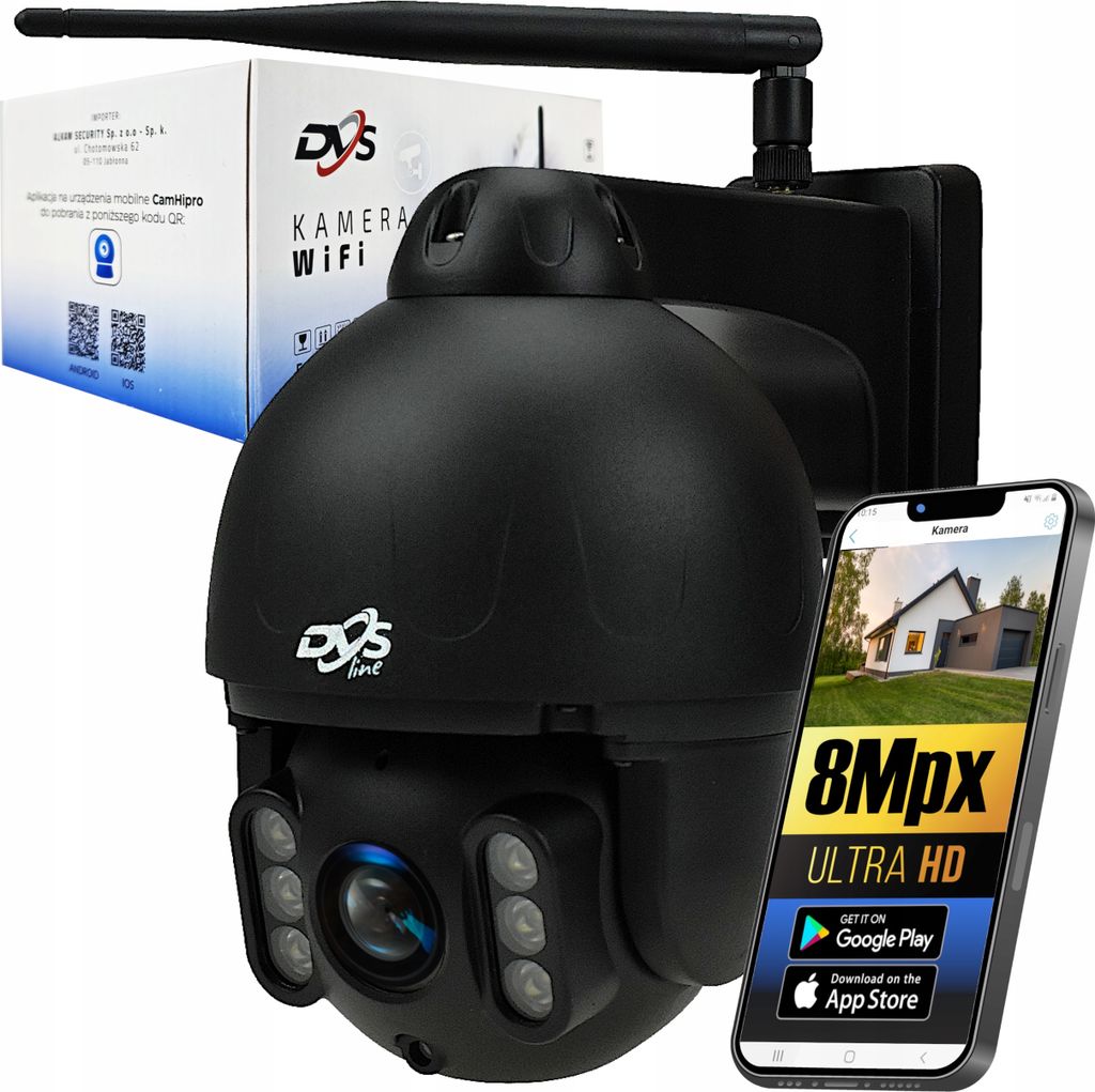 Kamera Ip Wifi 8Mp 4K Sony Autotracking Ip66 Aussenüberwachung