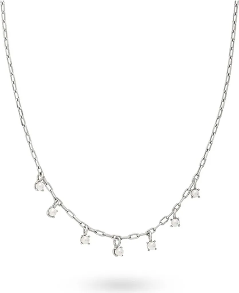 Collier femme 24KAE 32404S argenté en argent massif rhodié