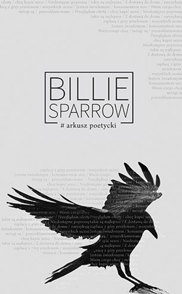 Arkusz poetycki - Sparrow/Weronika Maria Szymańska Billie (Literatur, Poesie, Dramat auf Polnisch)