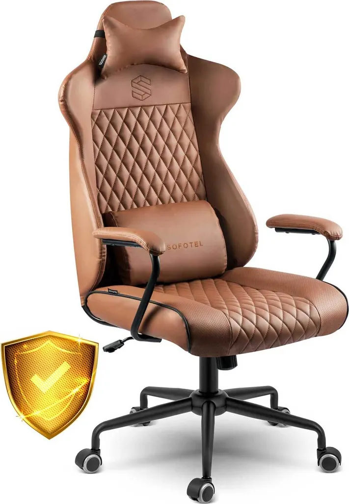 Sedia Ufficio Ergonomica Sofotel Verona 2582 - Marrone - Offerta - 9