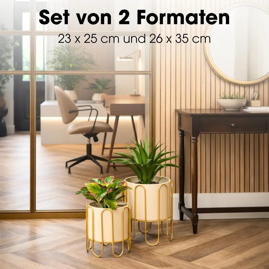 Support Plante Intérieur Marron en Fer - Créez votre Jardin d'Hiver - 4