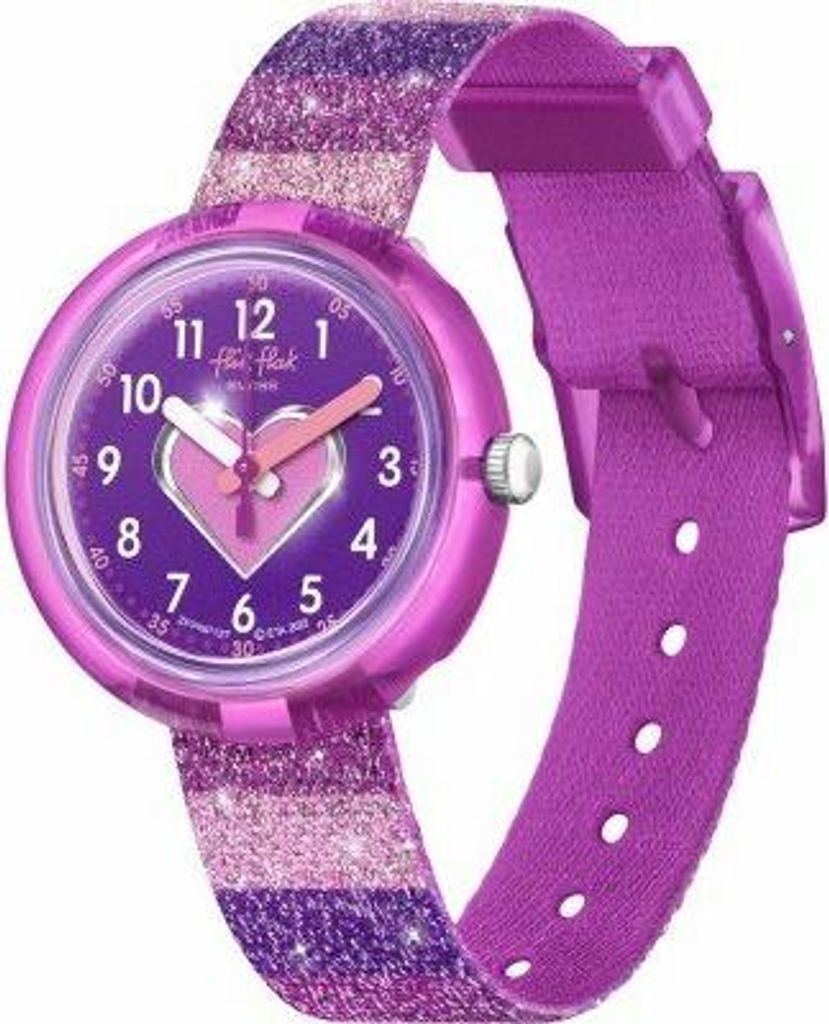 Flik Flak Kinderuhr "STRIYPY GLITTER" FPNP127 Produktbild 
