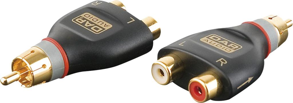 DAP XGA38 - 2 x RCA/F to RCA/M - incl. 2 x 10 kilo-Ohm Produktbild 