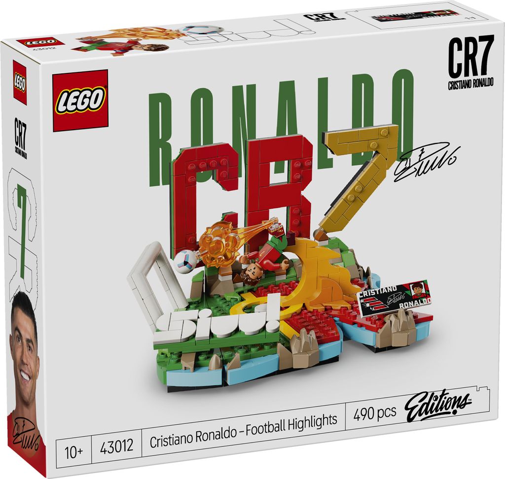 LEGO Editions Cristiano Ronaldo - Voetbalmemorabilia Productafbeelding 