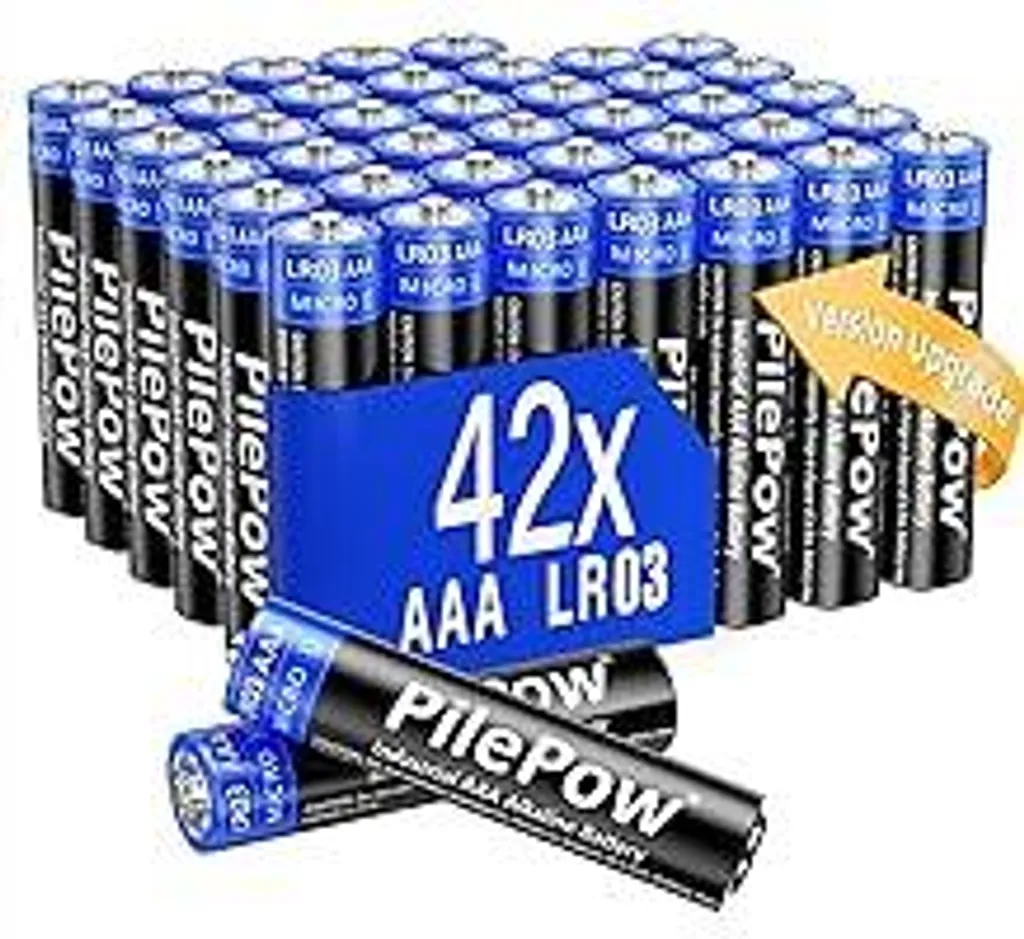 42x Pile AAA Ministilo LR03 1.5V Professionali - Alta Performance