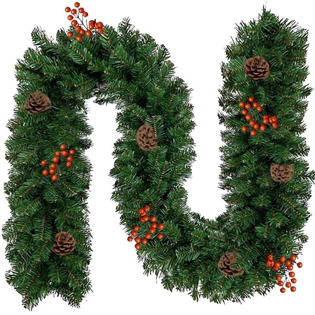 Ruhhy 22327 Vánoční girlanda s ozdobami 100 cm Obrázek produktu 